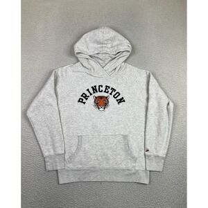Princeton Tigers Hoodie Sweatshirt Mens Medium Gray NCAA College League Fleece